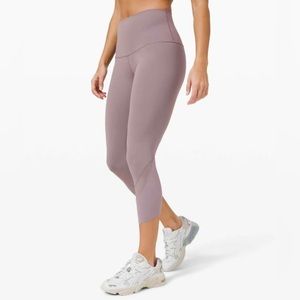 Lululemon Wunder Under Crop High-Rise Roll Down Scallop Luxtreme 23” 8